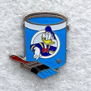 🔮‎ 5/$25 Disney Donald Duck Paint Can Pin